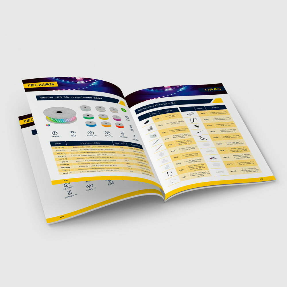 Diseño de catálogos para empresa